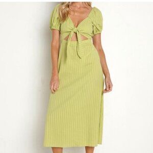 Show Me Your Mumu Gabrielle Tie Dress Pear Green